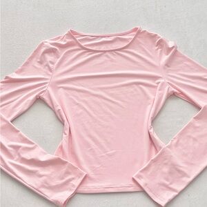 Pink Long Sleeve Women's Top